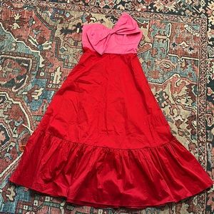 NWOT Anthropologie Hutch Strapless Bow Dress